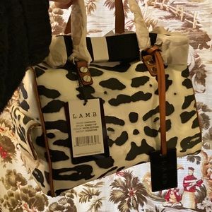 L.A.M.B. by Gwen Stefani Snow Leopard Bag.  Chapelton from the Signature Group.